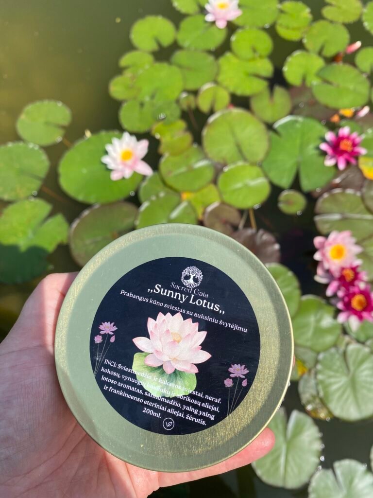 ,,Sunny Lotus,, kūno sviestas su Lotosu